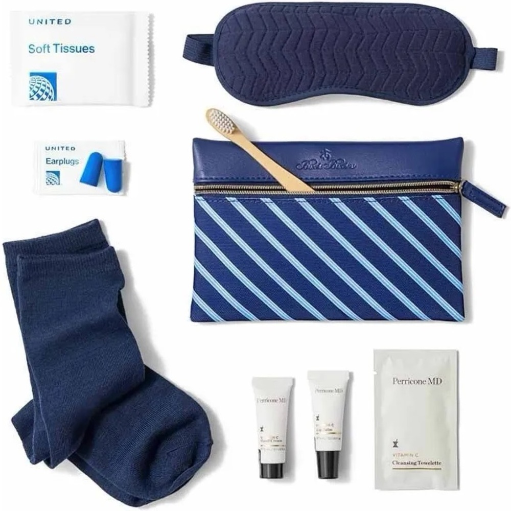 United airlines x Brooks Brothers amenity kit - brand new